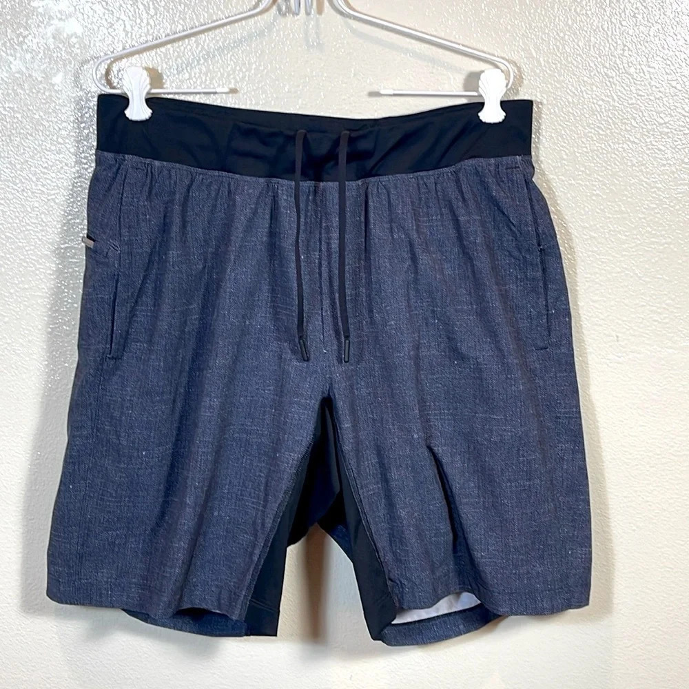 Lululemon T.H.E. Short Heather Grey Liner Shorts – Men's 10" size XL